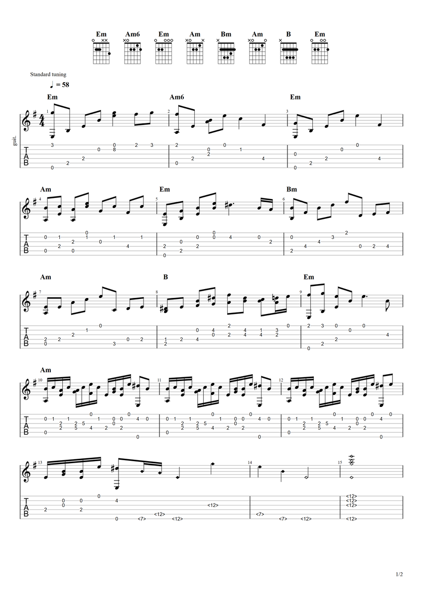 fredulonious's tweet photo. Just wrote a guitar adaptation of the flute section of a Fifth of firth by Genesis... #Genesis_band #guitar #guitartabs https://t.co/8qrKOrqkbl