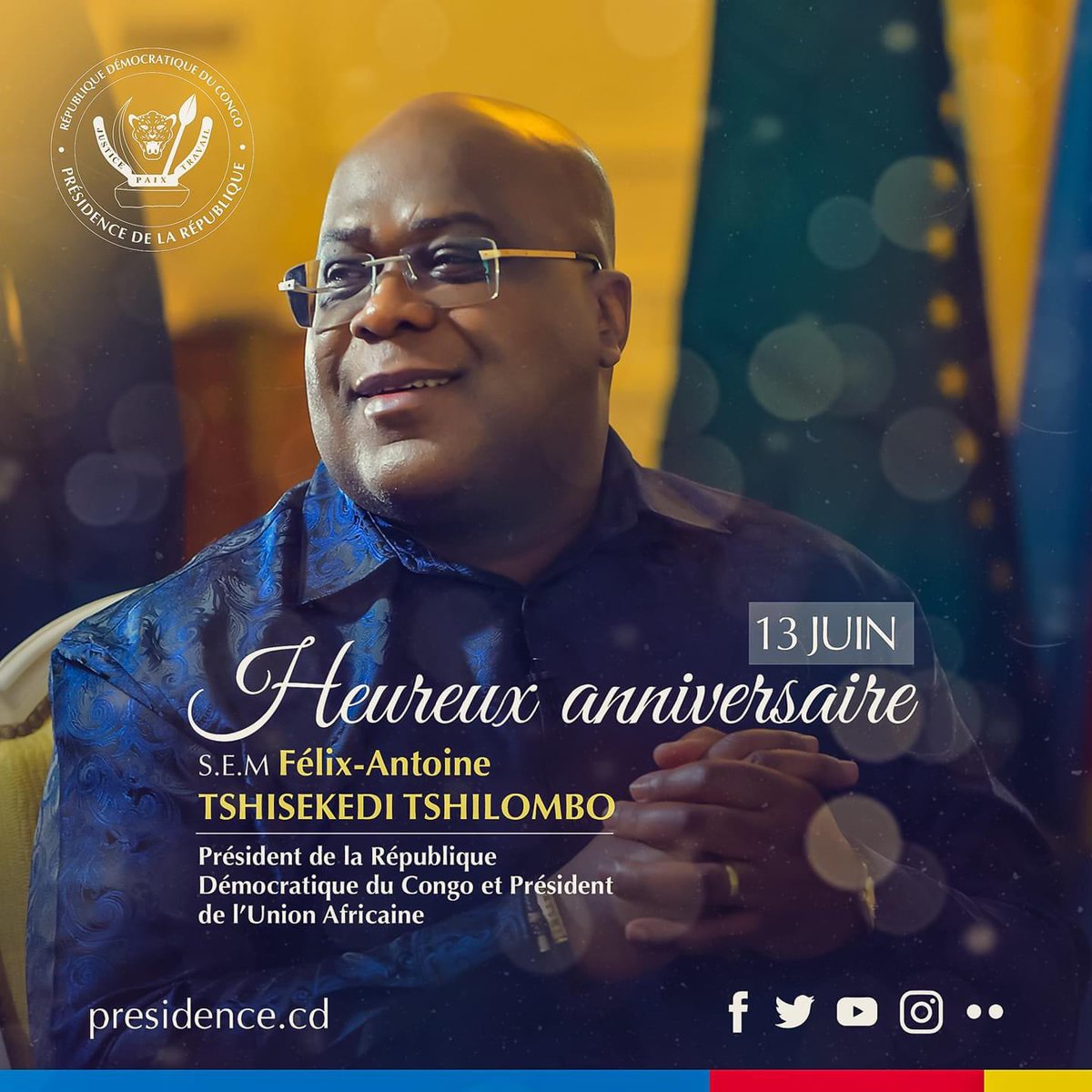 Daniel Aselo Okito على تويتر Joyeux Anniversaire A Sem Fatshi13 Bonheur Paix Et Securite De Notre Pays Fatshinews Denisenyakeru Com Mediasrdc Rtnc Officiel T Co Kuusmti1cw
