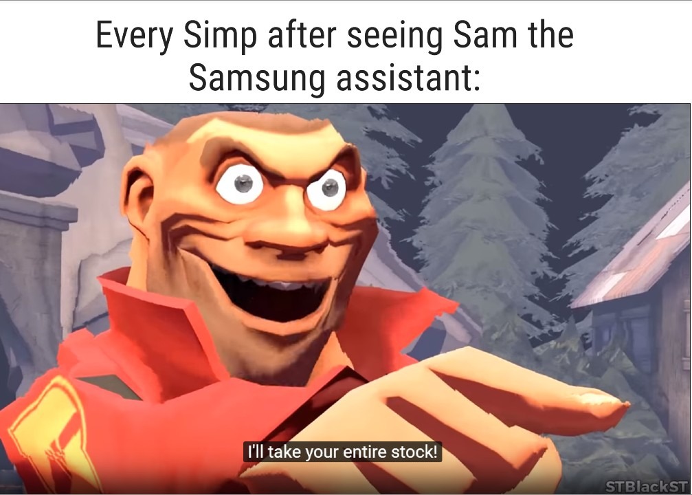 Sam From Samsung Apple Samsung Samsungsam Samsunggirl Samsungvirtualassistant Samsungsamr34 Samsungassistant Samsunggalaxy Sam Meme Simps T Co 34afc7bidb