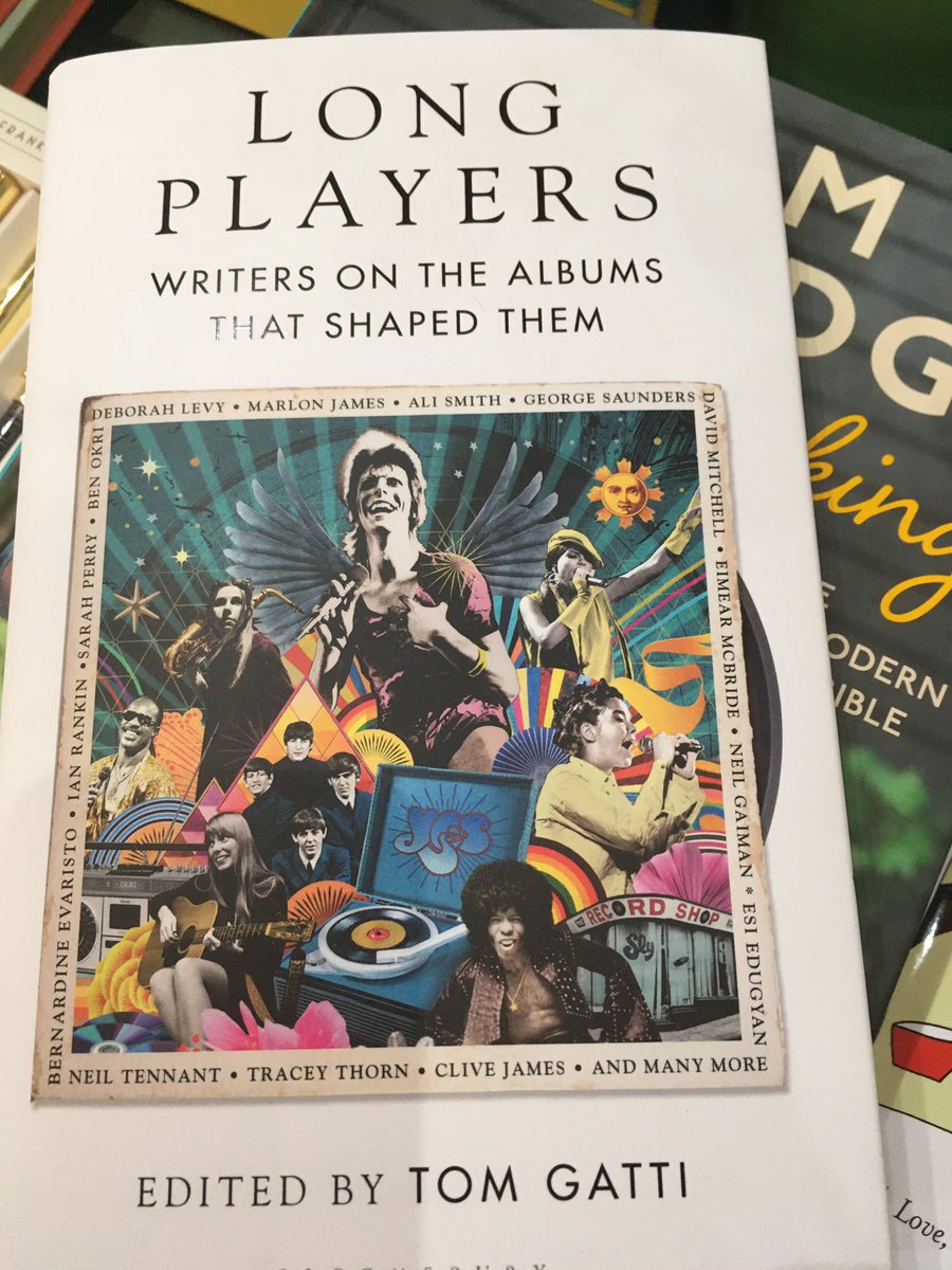 Absolutely love the simple, but brilliant concept of #LongPlayers by <a href="/Tom_Gatti/">Tom Gatti</a>: the key albums in the lives of a fabulous selection of authors. Some choice you might guess, others provide a real ‘Whaaat? Wow!’ moment! Have giant crush on #david_mitchell now