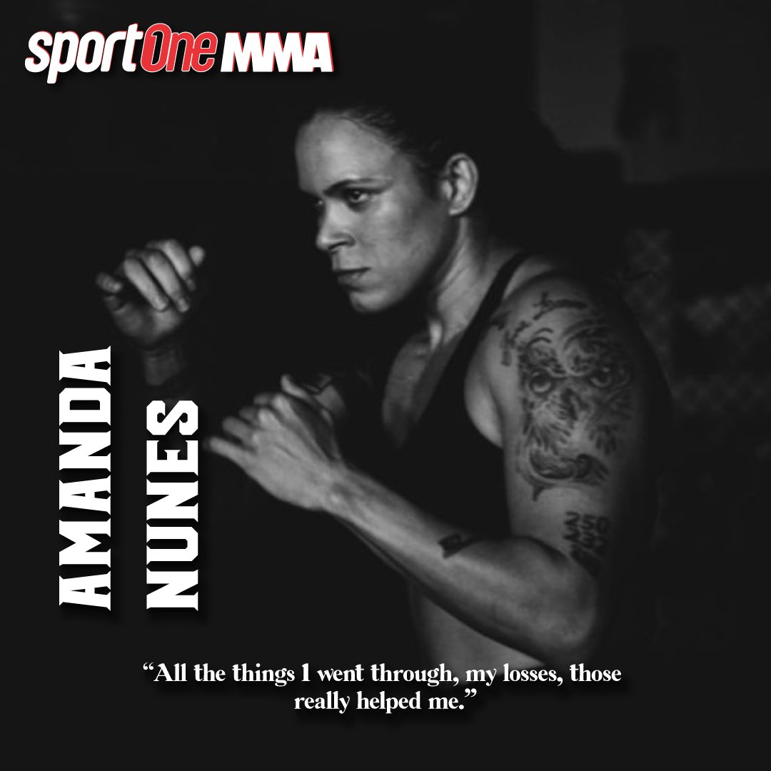 “All the things I went through, my losses, those really helped me.” - Amanda Nunes -
--
Saksikan video menarik seputar Amanda Nunes hanya di Youtube sportOne MMA dan https://t.co/GgtZcxM1Xk
Link: https://t.co/25Sm39Rb3Q
--
#sportOneMMA #Quotes #UFC https://t.co/G8nDVkd4Sd