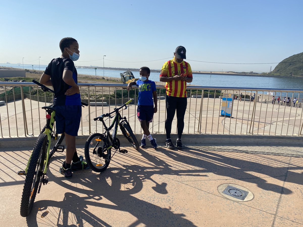 ThuliZG's tweet photo. Sundays are always my best time of the week. Time to bond with the boys. Ride on the beach promenade, with mom running. Wish I knew how to ride.
#fitmomdiaries
#fatmustfall
#fortheloveofthegame https://t.co/AXq0H0jsip