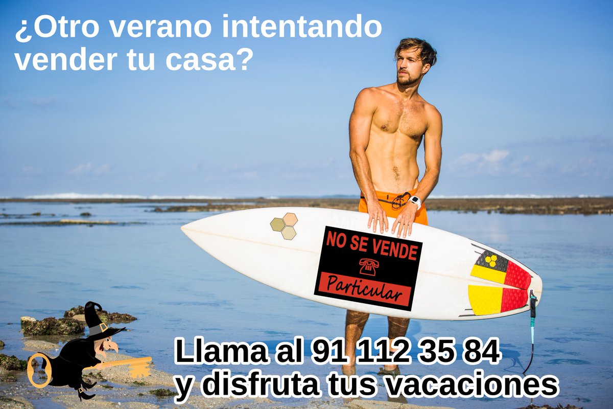 ¿Otro #verano intentando #vender tu #casa? Llama al 911123584 y disfruta de tus #vacaciones. En La Bruja #Inmobiliaria nos encargamos de todo! #Madrid #Chamberí #Tetuán #Malasaña #Moncloa #Argüelles