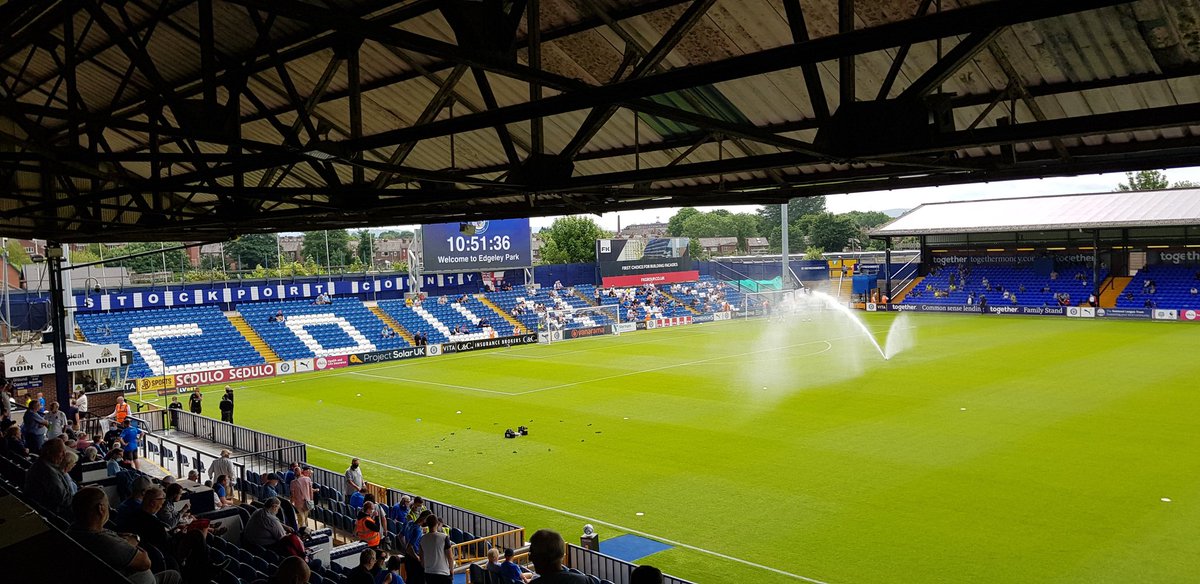Dominic Scurr on Twitter "📍Edgeley Park, Stockport Here ahead of 