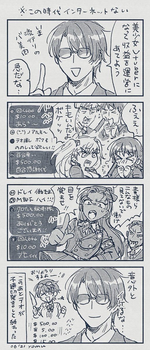 太古に描いた女体化の外見を流用 
