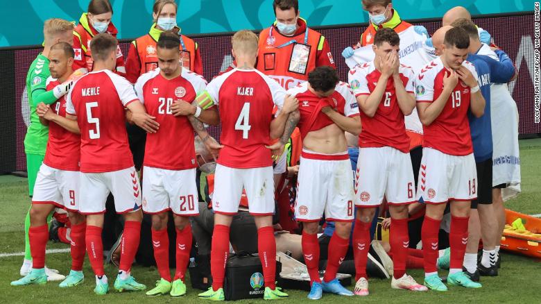 Denmark lost the EURO 2020 match to Finland.
Denmark and CPR did win the fight about life and dead.
Learn CPR and use an AED!  We can all save a life.
All our best wishes to Christian Eriksen. <a href="/European_EMS/">EMS Europe</a> <a href="/akutberedskabet/">Region Hovedstadens Akutberedskab</a>
