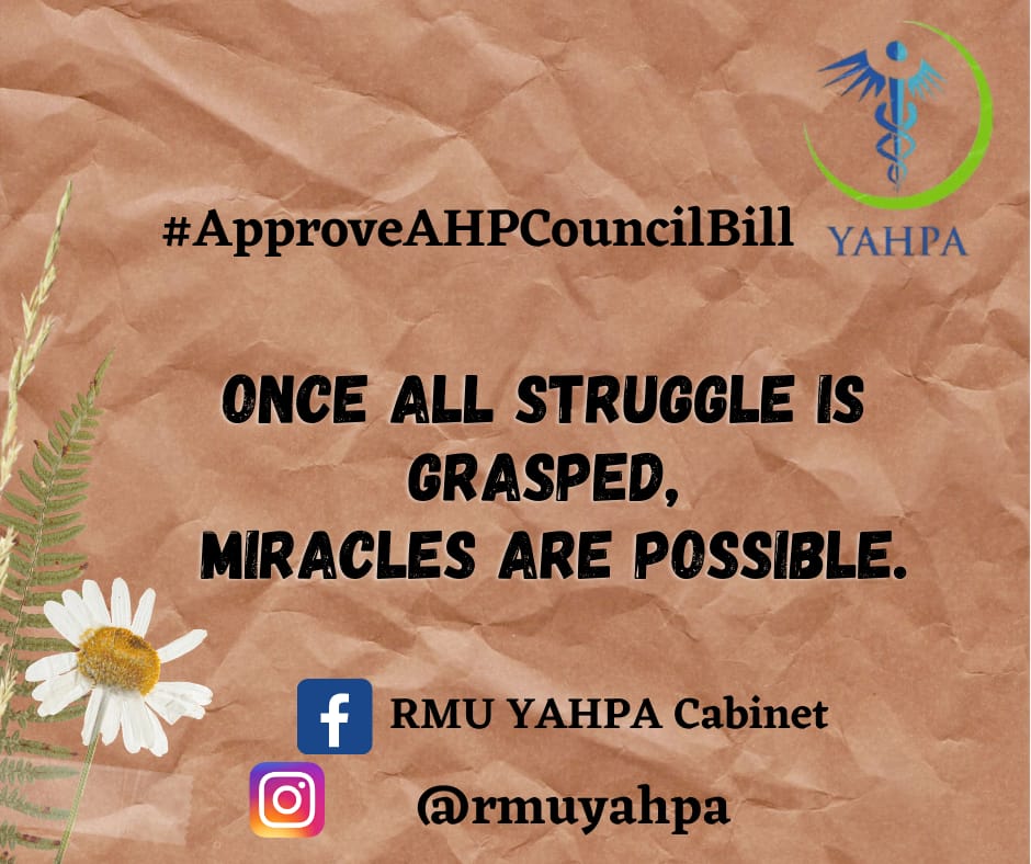 AlNsyed1's tweet photo. AHS workers stand side by side to brace Patients in best possible means with other Professionals. 

 *United we stand, divided we fall!* 

 *#ApproveAHPCouncilBill https://t.co/E3ES40ppsF