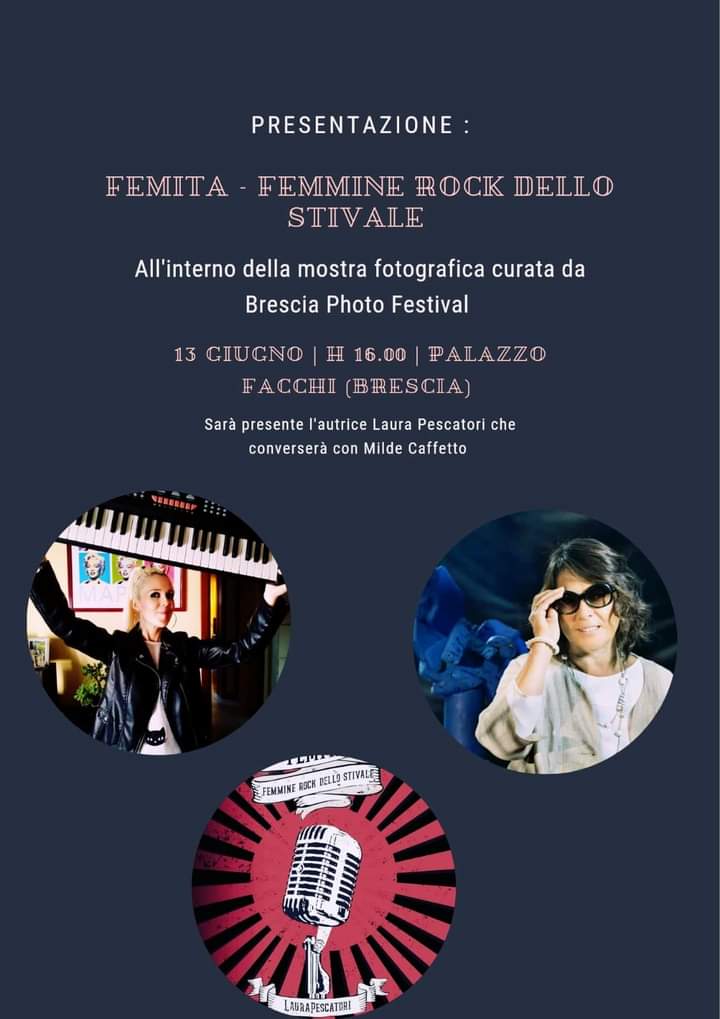 Oggi a #Brescia al #PalazzoFacchi
per presentare FEMITA. FEMMINE ROCK DELLO STIVALE di Laura Pescatori!

#Femita #libri #letture #live #edizioniunderground #laurapescatori