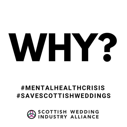 Nice weekend? <a href="/scotgov/">Scottish Government</a> @nicolasturgeon <a href="/HumzaYousaf/">Humza Yousaf</a> 
We’ve had brides in tears, suppliers telling us they are near to closing their businesses and one opening up to say they have lost their house
THIS CAN’T GO ON
Urgent support required!Financial and clarity! #mentalhealthcrisis