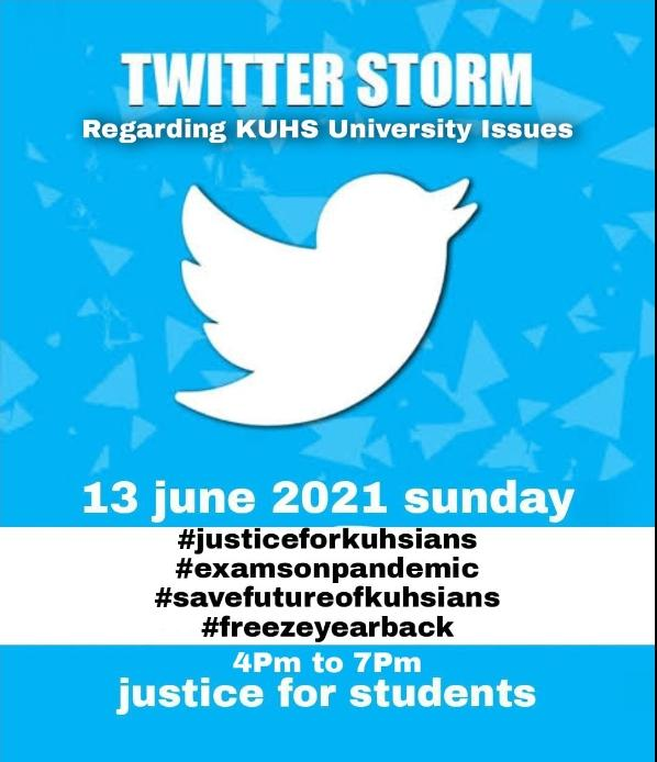AbhinavJBSkyla's tweet photo. #justiceforkuhsians
#savefutureofkuhsians
#examsonpandamic
 #freezeyearback
@aminashaifnsa https://t.co/WaJHcdr14Y