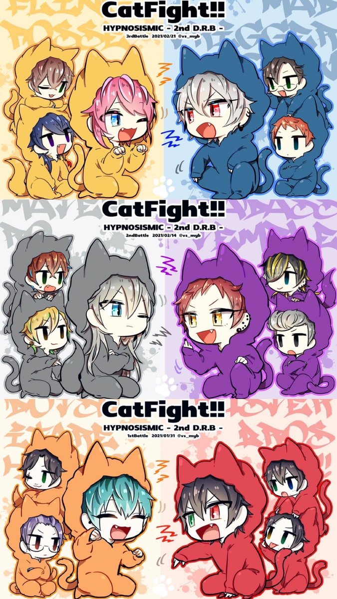 🐾 #ヒプマイ6thLIVE 🐾
キャットファイト全ディビまとめ 