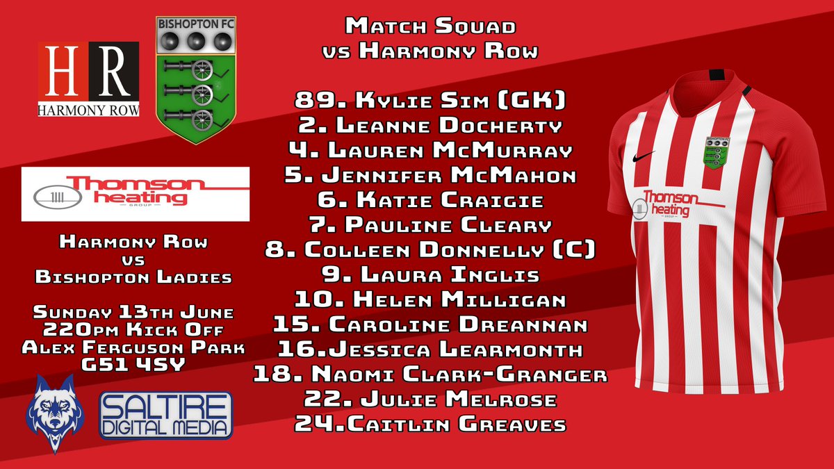 Matchday Squad vs <a href="/HarmonyRowWFC/">Harmony Row WFC</a>

#monthebishy