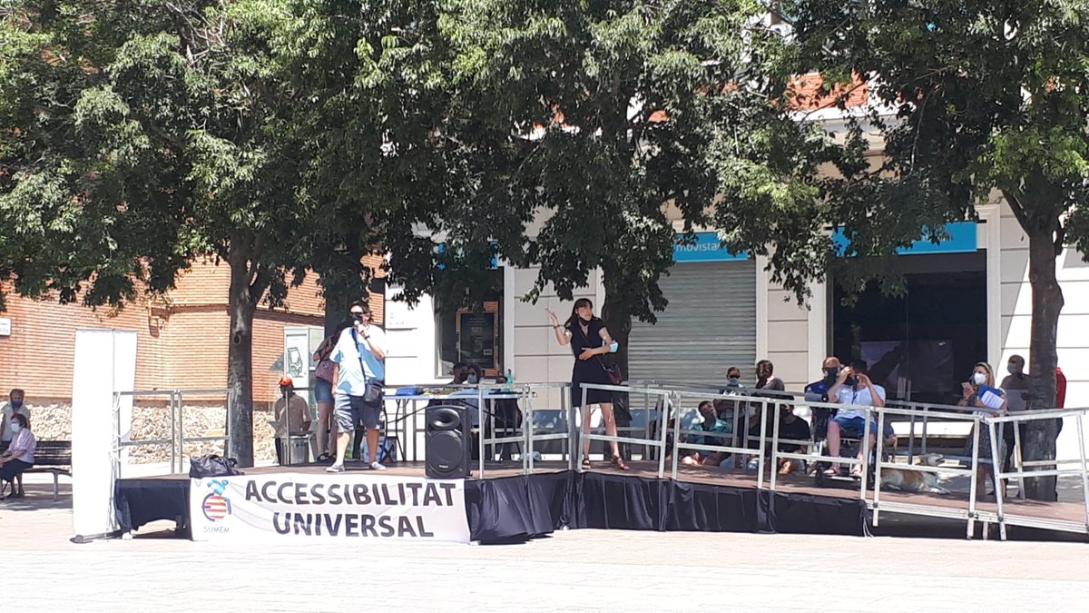Presents a la 6a marxa per l'accessibilitat organitzada per Sumem
Enhorabona companyes!
#TotesSumem