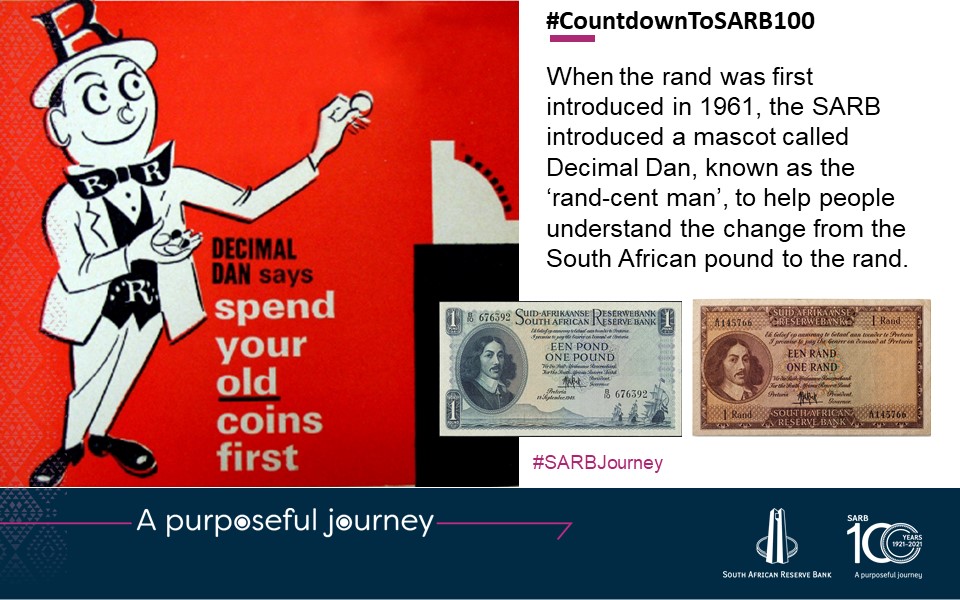 SAReserveBank's tweet photo. #CountdownToSARB100 #KnowTheSARB #KnowYourRand https://t.co/JHLJtYFVek
