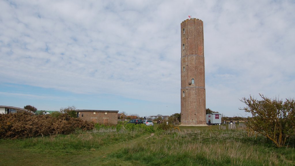 LighthouseAccom's tweet photo. The Naze Tower is located in Walton-on-the-Naze and was used by Trinity House as a daymark, which was possibly lit at some stage.  It replaced a previous tower used as a front range beacon.  

🏠💡🔎 Stay, explore, discover 

#LighthouseAccommodation 
#StayExploreDiscover https://t.co/ZDxgoHXvqE