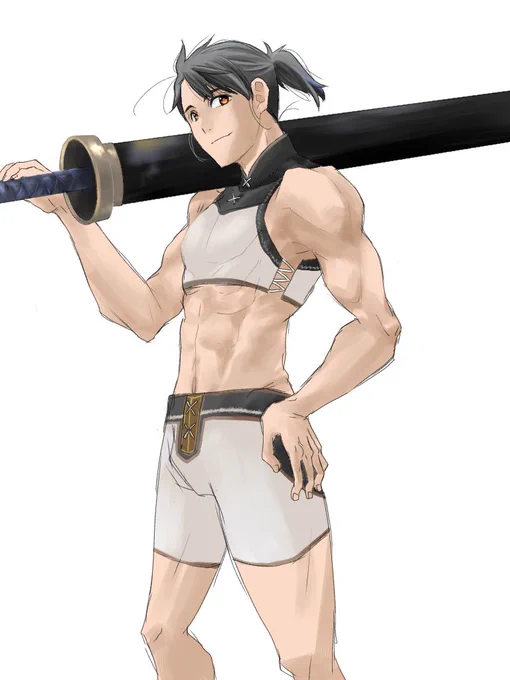 ウツハン漫画を描く為にハンター♂とウツシ教官を改めて描いてみる
次はハンター♀を練習する 