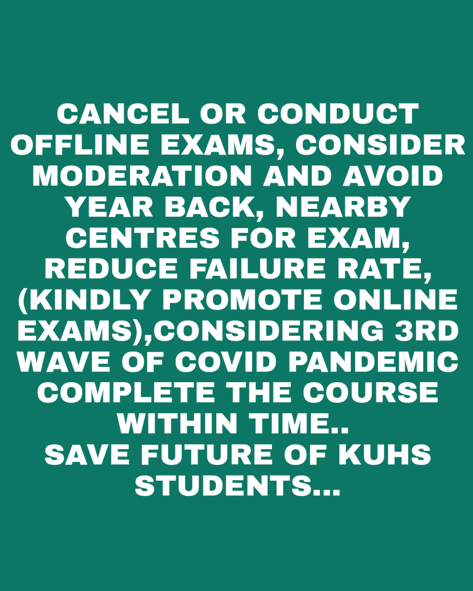 Sujiths19594240's tweet photo. #justiceforkuhsians
#examsonpandemic
#savefutureofkuhsians
#freezeyearback
@vijayanpinarayi 
@RahulGandhi 
@ShashiTharoor 
@VeenaGeorge03 
@MBRajeshCPM 
@manoramanews 
@mathrubhumi 
@AsianetNewsEN 
@News24 https://t.co/IjXkI5gY6v