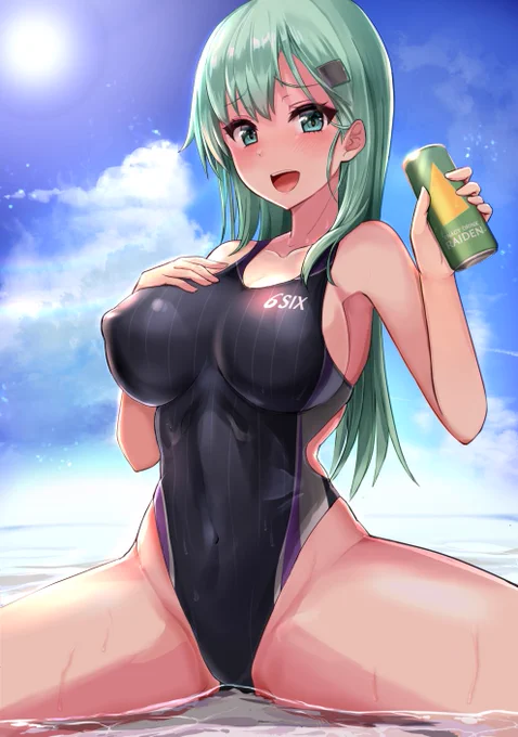 競泳水着なら! 
#夏だし水着絵載せようぜ 