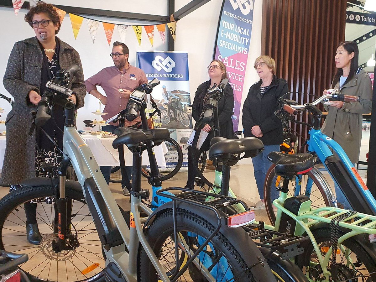 jessicarose_LTF's tweet photo. Had a pretty good day today introducing a cohort of newbies to the magic of ebikes. 

My favorite slogan of the day?  'Put some fun between your legs' thanks @DarleenTana , don't mind if I do!

@place_creative_ @AklTransport #bikesandbeyond @frocksonbikes (auckland) https://t.co/1DbdmqEId1