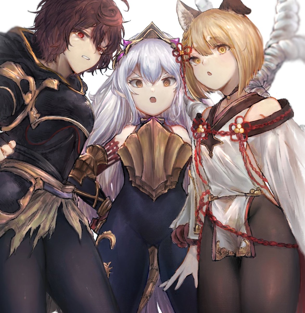 暑くなってきたラスティナ グラブル かもぎのイラスト