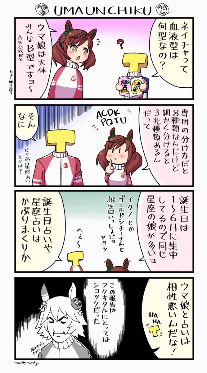 ネイチャとトレーナーさんの日常漫画(いつものやつ)
#ウマ娘 