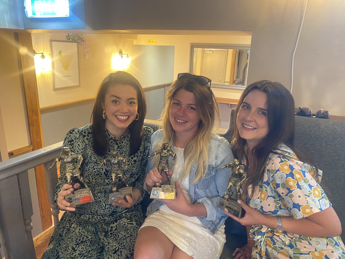 HalewoodTownWFC's tweet photo. The winners from our award night last night! 

Top goalscorer and players player - Rhiannon Mahoney

Most player of the match award - @beckigerrard 

Managers player - @carlymills412 https://t.co/fYQZgpD99g