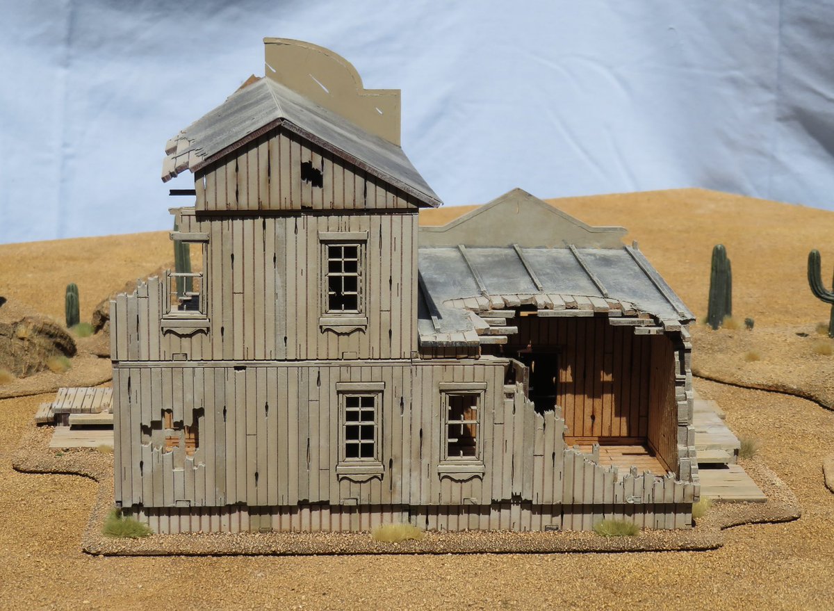 RMZHBC's tweet photo. And the finished @4ground deserted old west buildings ready for @GEGHQ #DMH #deadmanshand #FistfulofLead #FFoL โโฆ man, itโs hot in the desert ๐ตโ https://t.co/4qjVwP4RXi