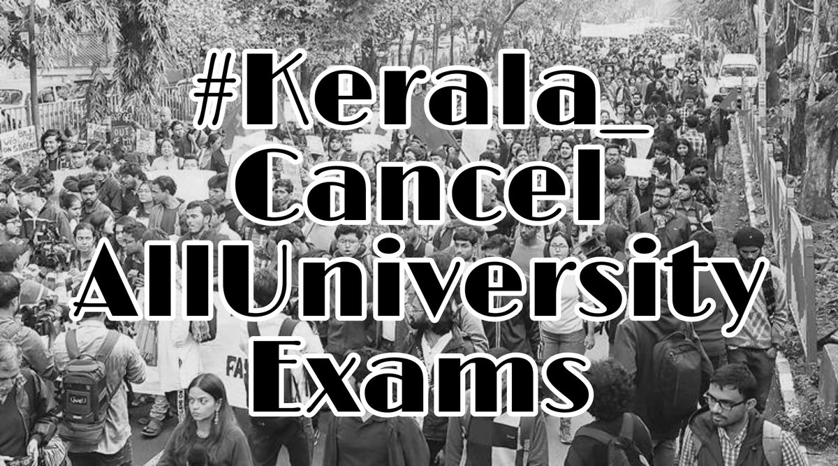 rafikollam111's tweet photo. #Kerala_CancelAllUniversityExams https://t.co/tCLl3ERHnk