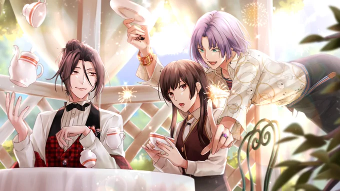 #まほやく男女CP 
シャイ晶/ムル晶
カラーで3人が見たいというリクエストでした
ありがとうございます!
(弊世界線なので×というよりは+ですが) 