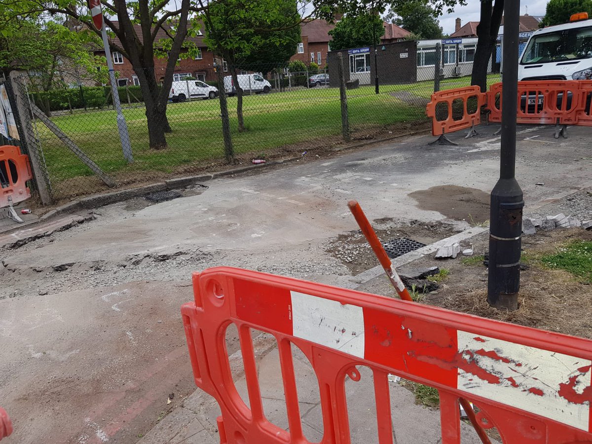 Additional sustainable drainage system (SuDs) installed at Waltheof Gardens / Roundway junction in response to concerns raised by local cllrs and residents about excess surface water