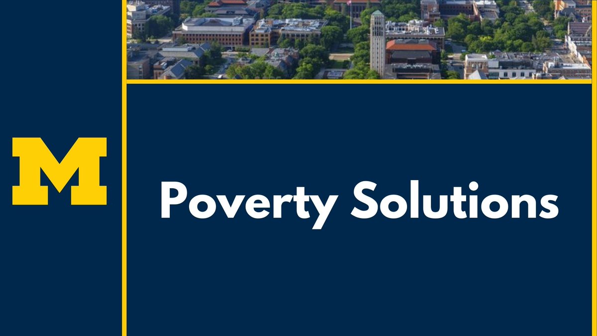 UMich's tweet image. #PovertySolutions and its partners work to reduce health disparities related to poverty &amp;amp; health equity, supporting projects that promote positive outcomes  &amp;amp; a higher quality of life. See the latest research on the connections between health and poverty. myumi.ch/zx4gb