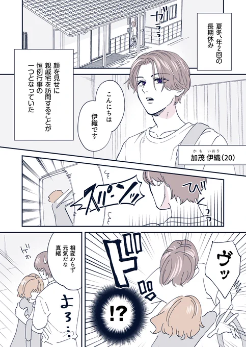 親戚の家に顔を見せにいく話 