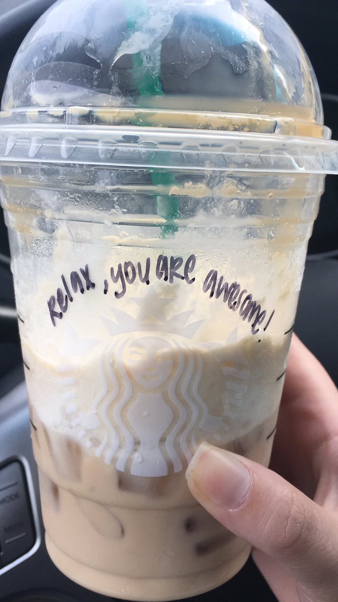 BuffJessi's tweet image. Halfway through my coffee I realized that @Starbucks barista reminded me that I’m awesome on my cup. Seriously needed this today as a sleep deprived parent of a newborn. In case anyone else needs reminding,  relax, you’re awesome too!