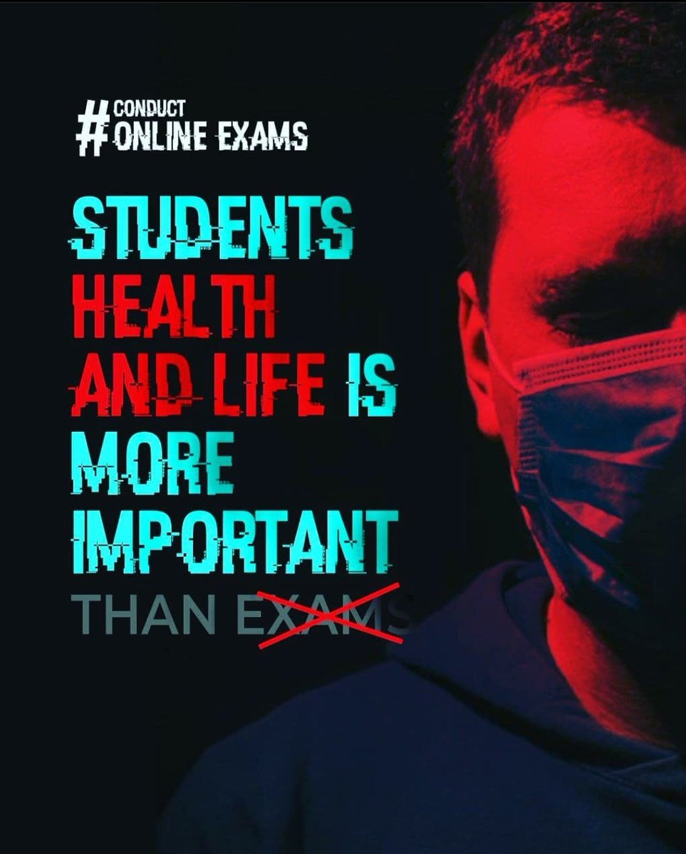 Aman_77_'s tweet photo. The Government should cancel the examinations keeping in mind the safety of the students.  Stop playing with students future and their lives.
#Kerala_CancelAllUniversityExams

@vdsatheesan | @ugc_india | @CMOKerala | @ShashiTharoor | @manoramanews @SudhakaranINC
@AsianetNewsML https://t.co/7Rh5yyXeiU