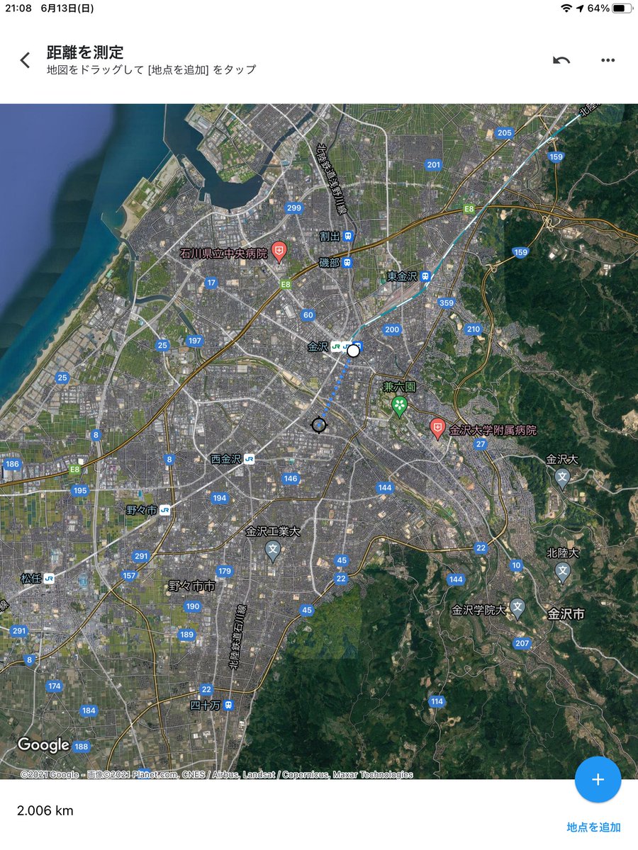 普通にバスを使う距離 金沢駅から兼六園まで 3km は歩いていける 地方と都会で 歩いていける距離 の感覚が違うという話 Togetter
