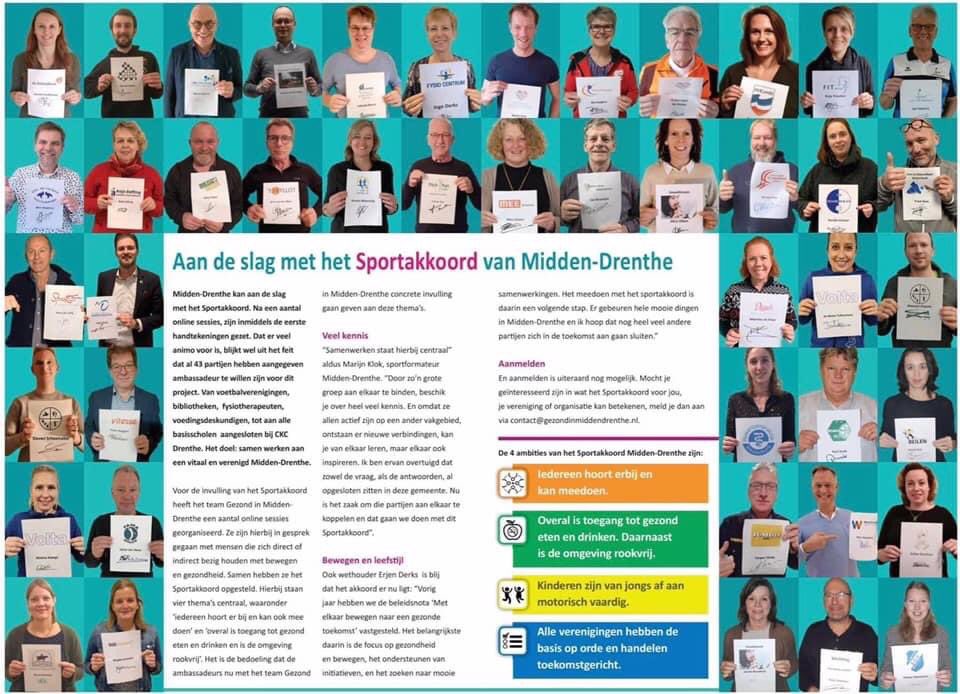 Samen voor een vitaal en verenigd Midden-Drenthe is ook samen een topsportevenement bezoeken in onze gemeente. Wethouder <a href="/erjenderks/">Erjen J. Derks</a> nodigt namens <a href="/middendrenthe/">Gemeente Midden-Drenthe</a> alle mede ambassadeurs van het sportakkoord uit om het NK wielrennen op de Col du VAM bij te wonen.