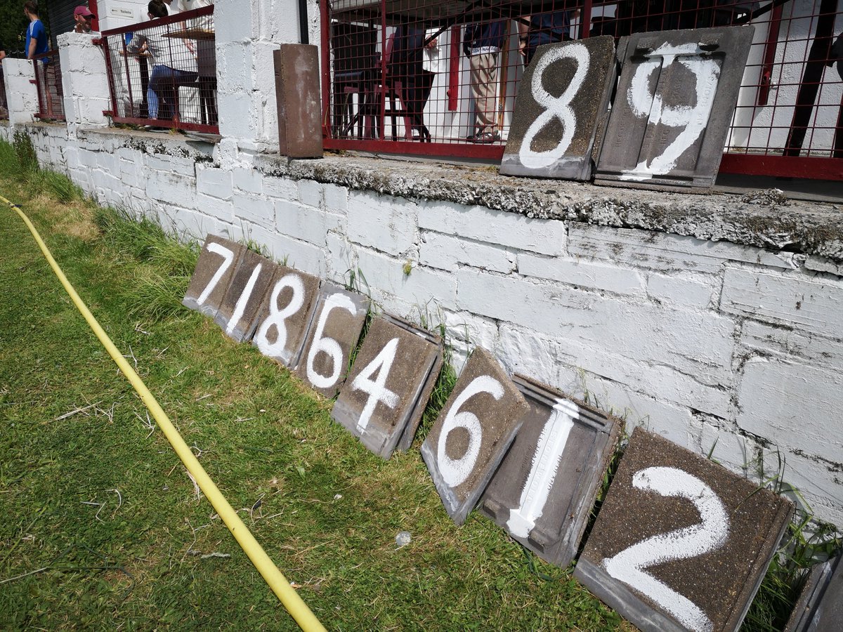 Cricket Yorkshire (@cricketyorks) on Twitter photo Short-term solution to a scoreboard problem with numbers painted on roof tiles. <a href="/CcCongs/">Bingley_Congs CC</a> 2s lost the T20 but played in good spirits and <a href="/RiddlesdenCC/">RiddlesdenCricket</a> were friendly hosts. Will be back there 👍 Short-term solution to a scoreboard problem with numbers painted on roof tiles. <a href="/CcCongs/">Bingley_Congs CC</a> 2s lost the T20 but played in good spirits and <a href="/RiddlesdenCC/">RiddlesdenCricket</a> were friendly hosts. Will be back there 👍