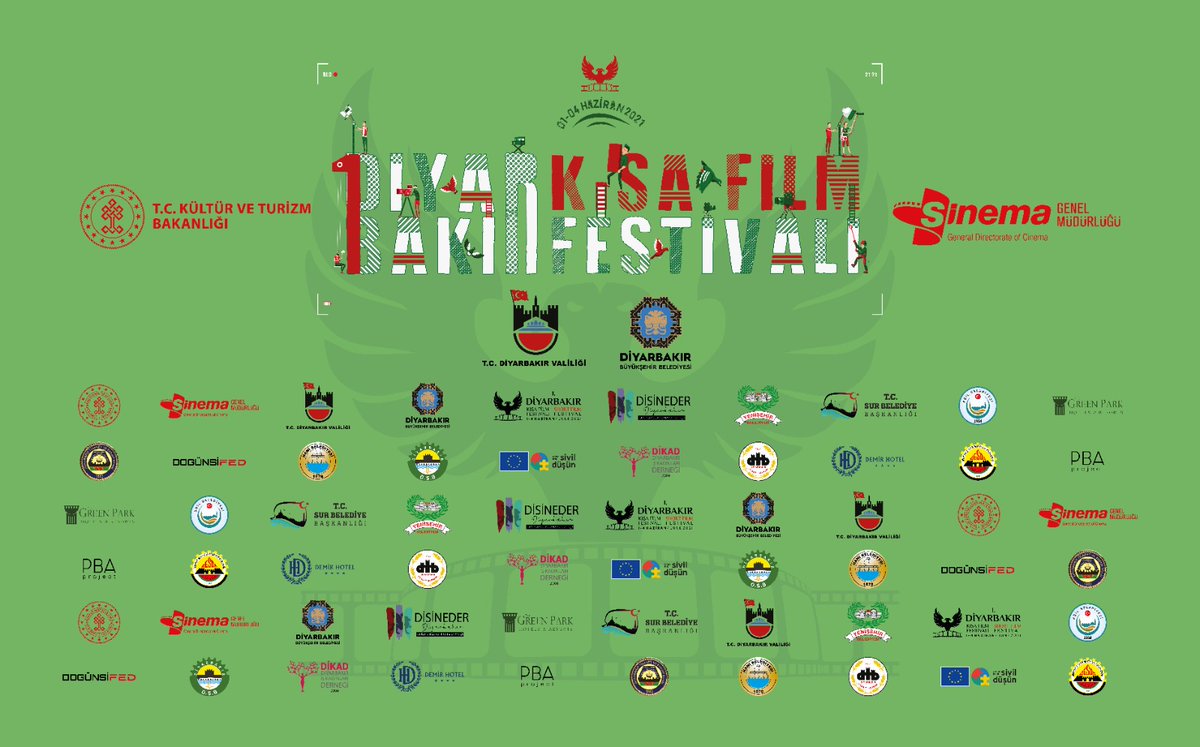 Tüm destekçilerimize teşekkür ederiz.
<a href="/TCKulturTurizm/">T.C. Kültür ve Turizm Bakanlığı</a>
<a href="/SinemaGenelMd/">Sinema Genel Müdürlüğü</a>
<a href="/dbakirvalilik/">T.C. Diyarbakır Valiliği</a> 
<a href="/diyarbakirbld/">Diyarbakır Büyükşehir Belediyesi</a> 
<a href="/yenisehirbld21/">Diyarbakır Yenişehir Belediyesi</a>
@surbelediyesi21
<a href="/Hanibelediyesi/">Hani Belediyesi</a>
@egil_belediyesi
<a href="/DiyarOSB/">Diyarbakır OSB</a>
<a href="/borsadiyarbakir/">D.BAKIR TİC.BORSASI</a>
<a href="/desobdiyarbakir/">Diyarbakır Desob</a> 
<a href="/DikadDernek/">DİKAD</a>
<a href="/DOGUNSIFED/">DOGÜNSİFED</a> 
<a href="/SivilDusun/">Sivil Düşün</a>
<a href="/NesihAKTEPE/">Nesih AKTEPE</a>