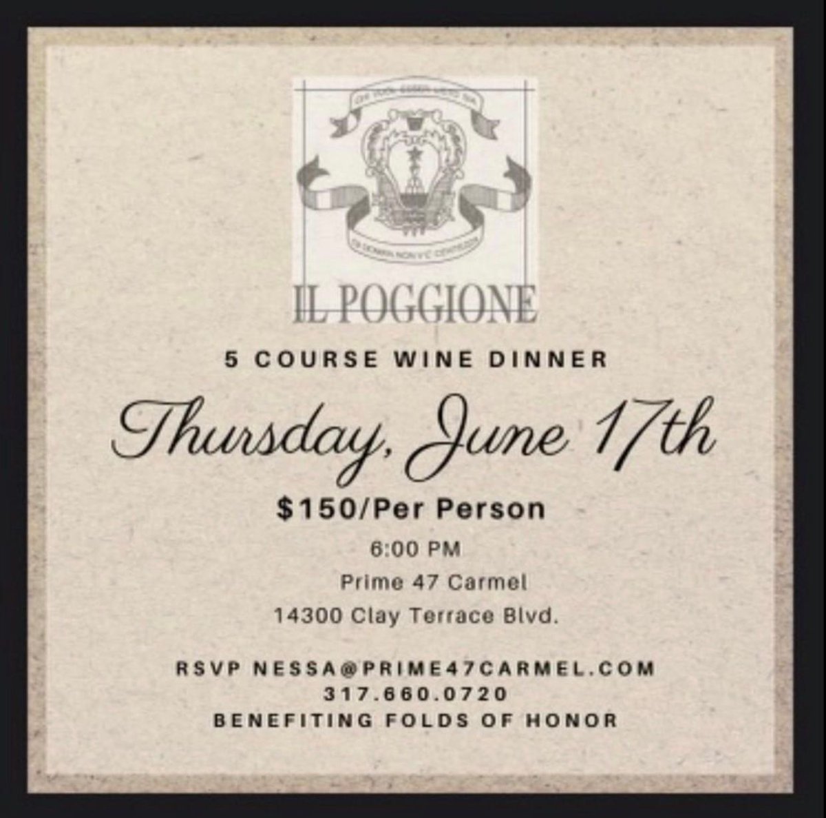 FoldsofHonorIN (@foldsofhonorin) on Twitter photo Who's up for a night out @prime47_carmel?
Fine dining and supporting of <a href="/FoldsofHonorIN/">FoldsofHonorIN</a> How can you go wrong?
See you there! Who's up for a night out @prime47_carmel?
Fine dining and supporting of <a href="/FoldsofHonorIN/">FoldsofHonorIN</a> How can you go wrong?
See you there!
