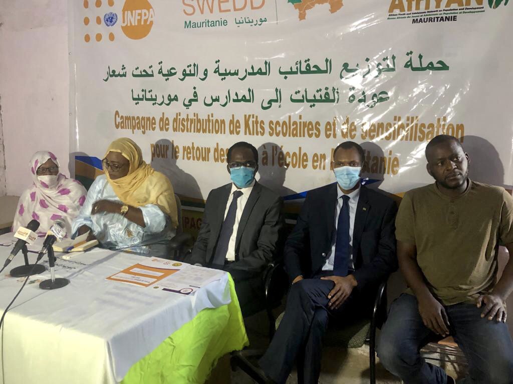 #StopDécrochage contribution de #AfriYAN Mauritanie pour le maintien des filles à l’école #StrongerTogether #SWEDD #PutYoungPeopleFirst
