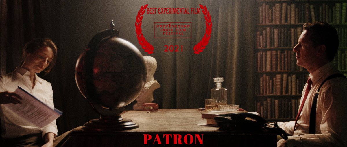 Amazing news! We're honoured to win Best Experimental Short Film at the #UndergroundIndieFilmFestival 🙏❤️  This is our 2nd Best Experimental Short Film award this weekend! Congratulations to our wonderful team and amazing backers. 
Trailer: Vimeo.com/352745414