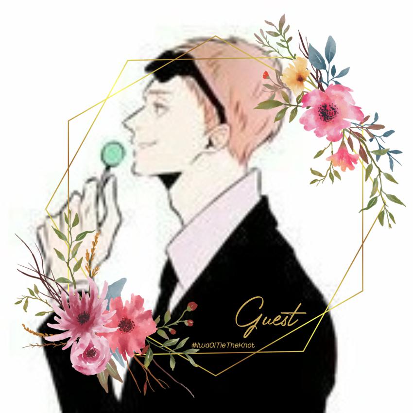 PSPSPPSPS Please Make way For the Most handsome guy Out here #IwaOiTieTheKnot