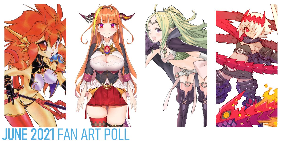New poll is up !!! ✨
Our theme this month is: "Dragon Girls"
(candidates were taken from patron suggestions) 