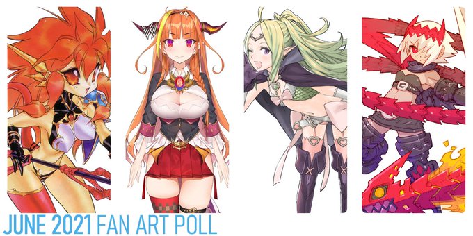 New poll is up !!! ✨
Our theme this month is: "Dragon Girls"
(candidates were taken from patron suggestions) 