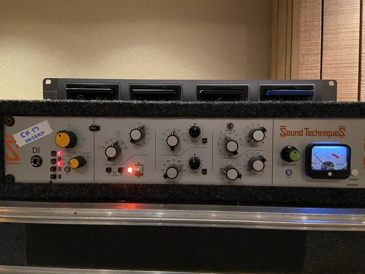 artfitpro's tweet photo. New favorite Mic Preamp. @SoundTechnique #soundtechniques , @sunsetsound https://t.co/NsiG9XeO5E