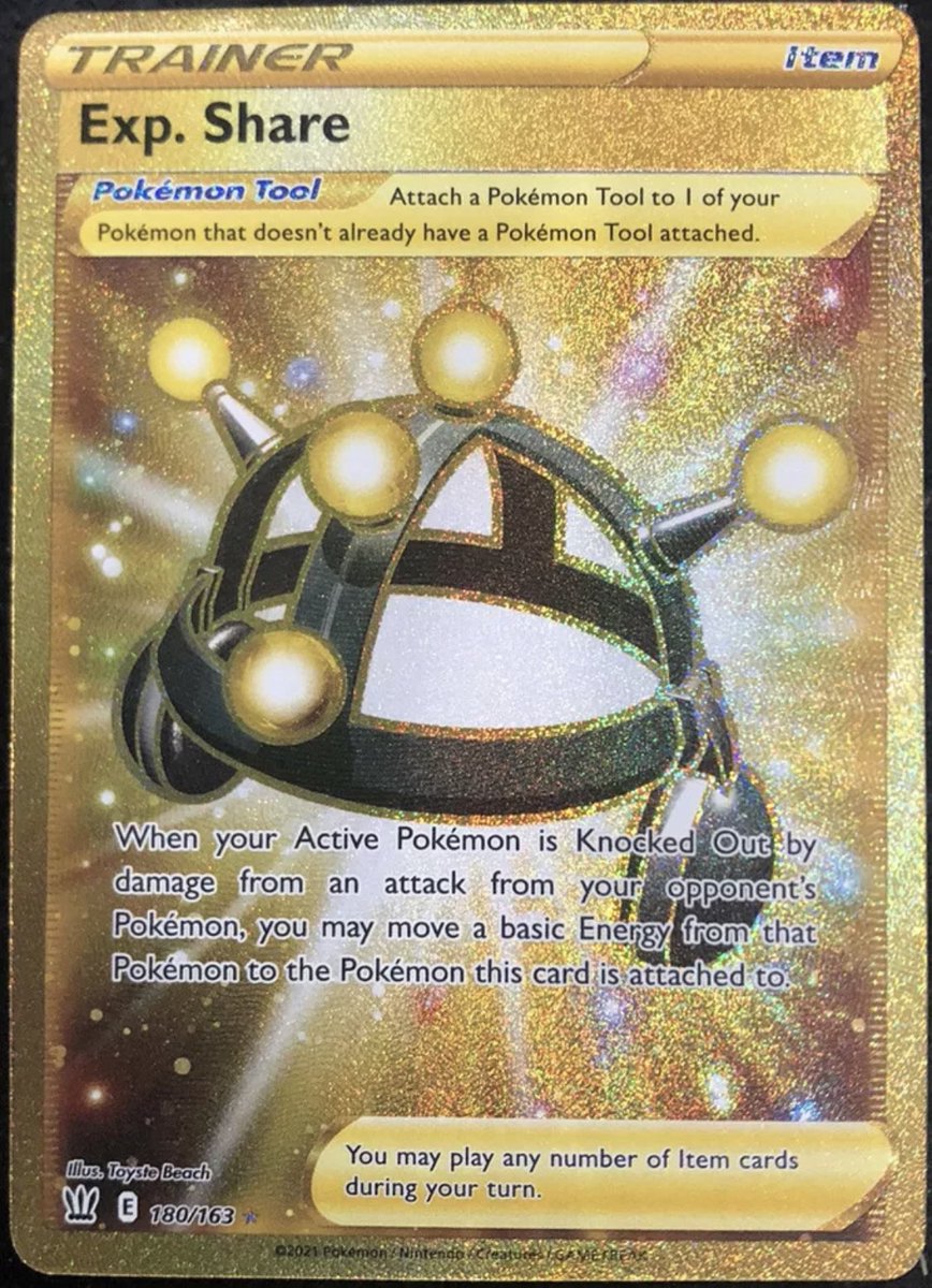 trainercotd's tweet image. The Trainer Card of the Day is the Exp. Share!
