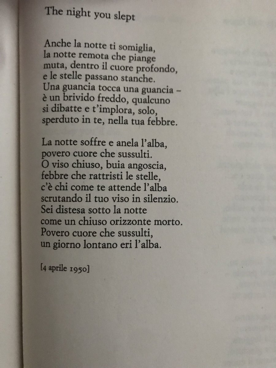 “…un giorno lontano eri l’alba”
Cesare Pavese