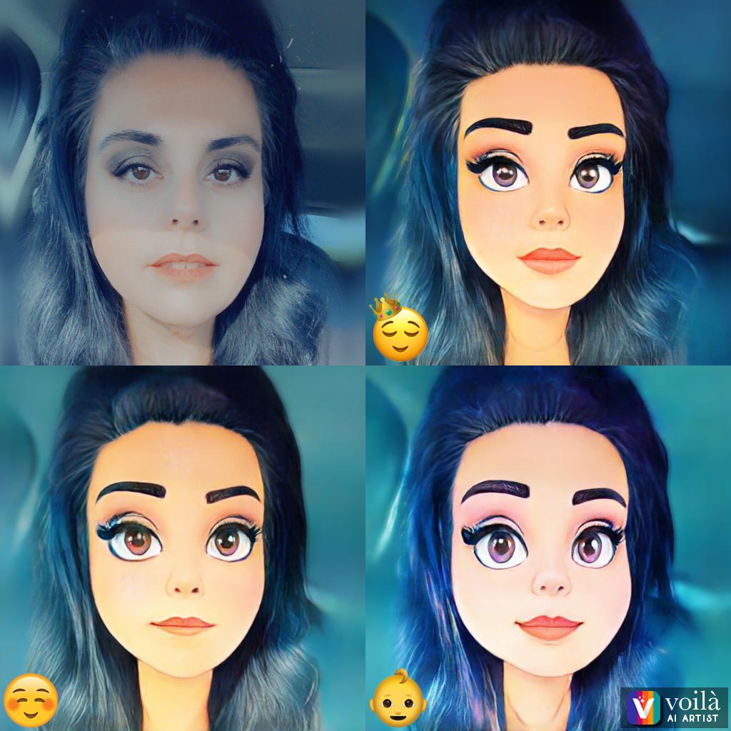 AngW441's tweet photo. #ViolaApp I did all the #faces I can’t decide which is my #favorite 🤷🏻‍♀️💜 #violaaiartist #BoldandBeautiful #fun https://t.co/VubZWdUScK