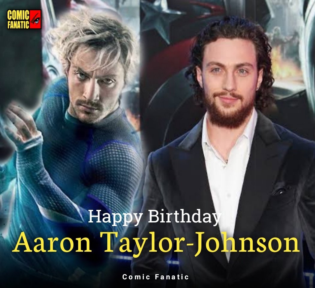 Happy 31st birthday Aaron Taylor-Johnson aka Pietro Maximoff! 