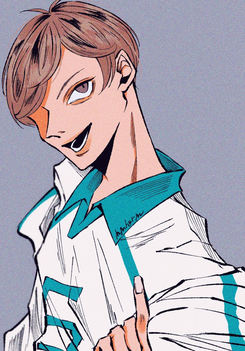 ハイキュー 矢巾くん かしまのイラスト